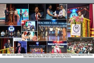 Maharashtra Class Owners’ Association (MCOA) Teacher’s Day Celebration was a mix of Awards, Recognition, Networking and Performances