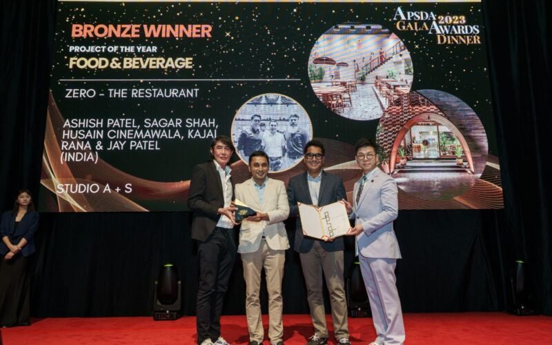 “Zero – The Restaurant” by Studio A+S Clinches Bronze at Prestigious APSDA Awards