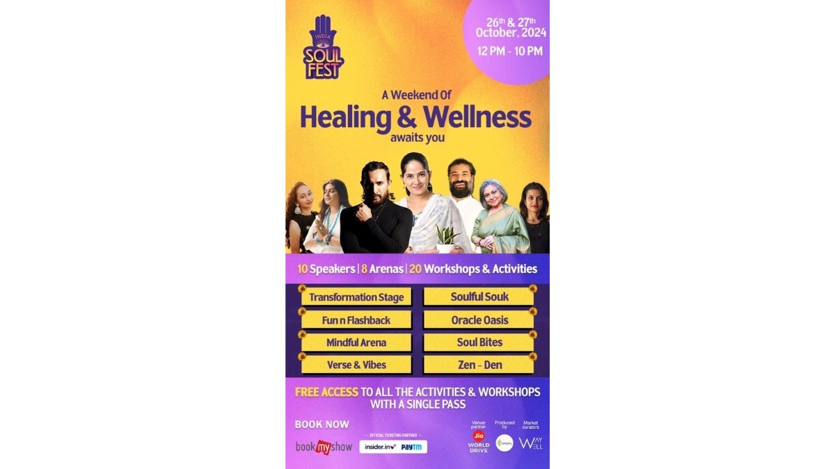 India Soul Fest 2024-Wellness and Vibes at Jio World Drive, Mumbai