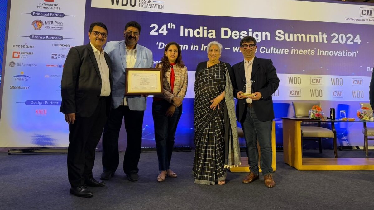 Blue Pebble Wins Gold at 24th CII Design Excellence Awards