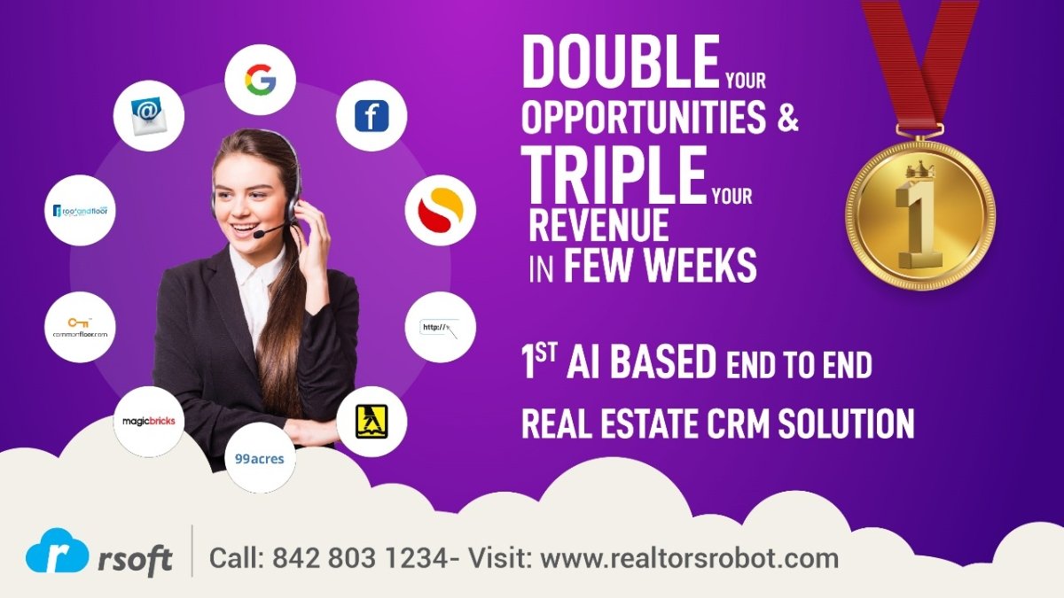 RSoft Launches RealtorsRobot AI-Powered Real Estate CRM for Builders, Brokers, Developers and Marketer