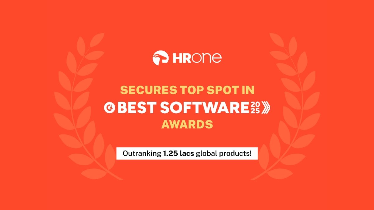 HROne Outperformed in G2’s 2025 Best Software Awards