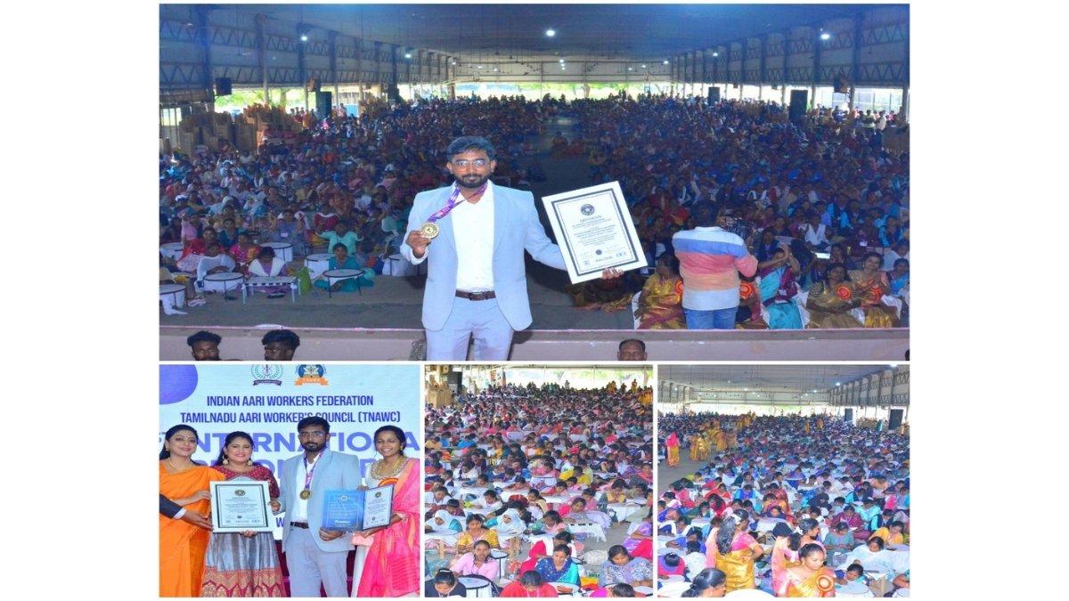 Historic Aari Workers Conference 2025 Sets World Record with 5000 Plus Women