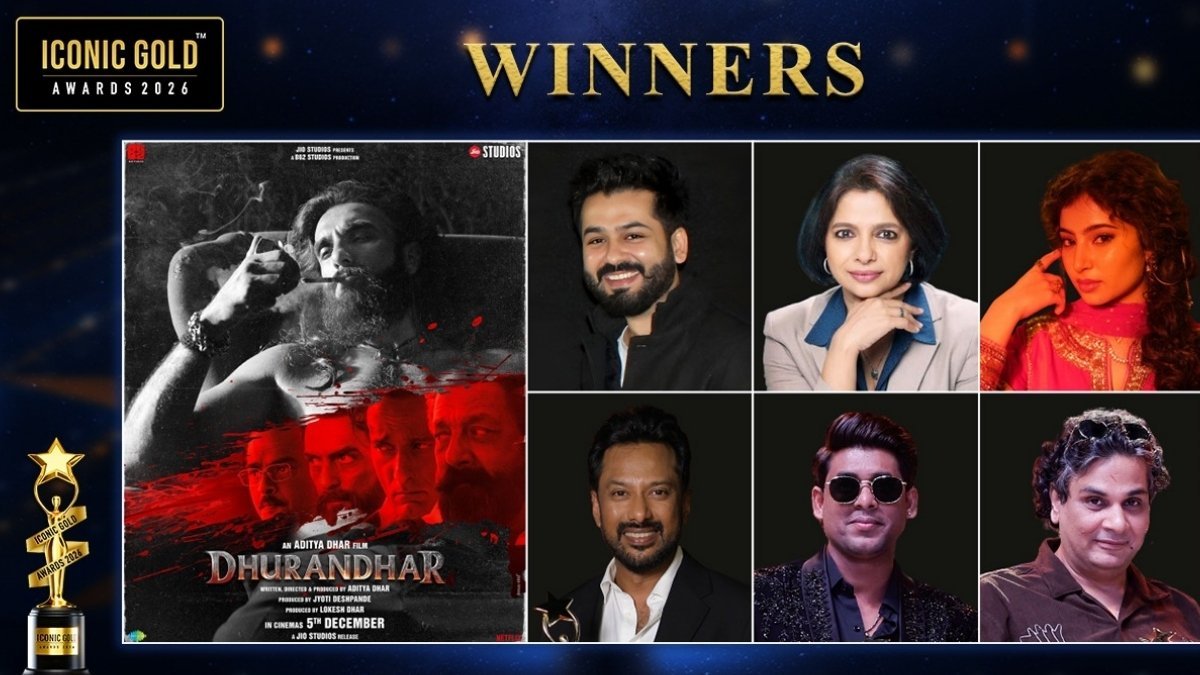 Aditya Dhar And Team Dhurandhar Shine Bright At Iconic Gold Awards 2026