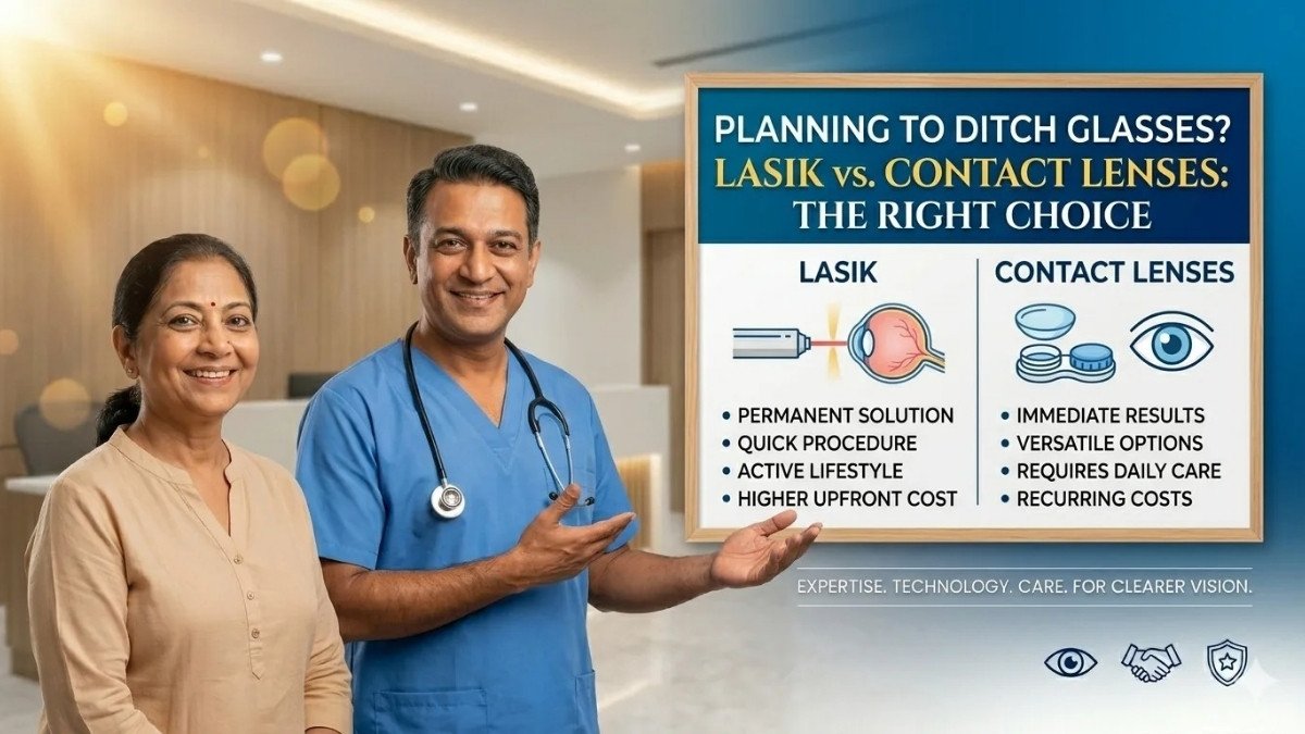 Planning to Ditch Glasses? ASG Eye Hospital’s Experts Explain Whether LASIK or Contact Lenses Are the Right Choice