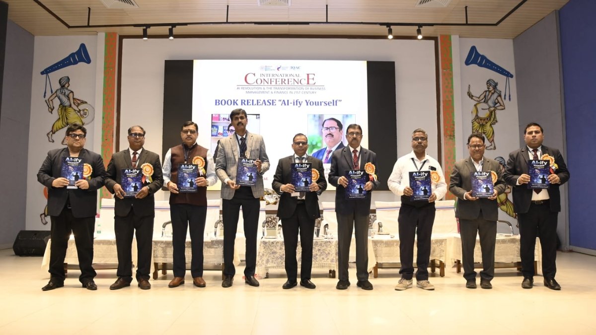 Launch of the Book ‘AI-ify Yourself’ at Sarla Birla University