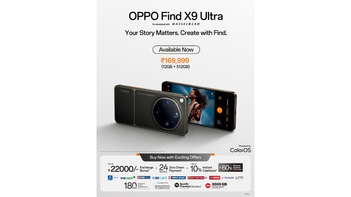 OPPO India expands its Find X9 Series with Next-Generation Imaging and AI Experiences