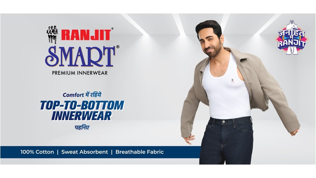 Ranjit Innerwear Launches ‘Janhit Mein Ranjit’ Campaign Featuring Brand Ambassador Ayushmann Khurrana