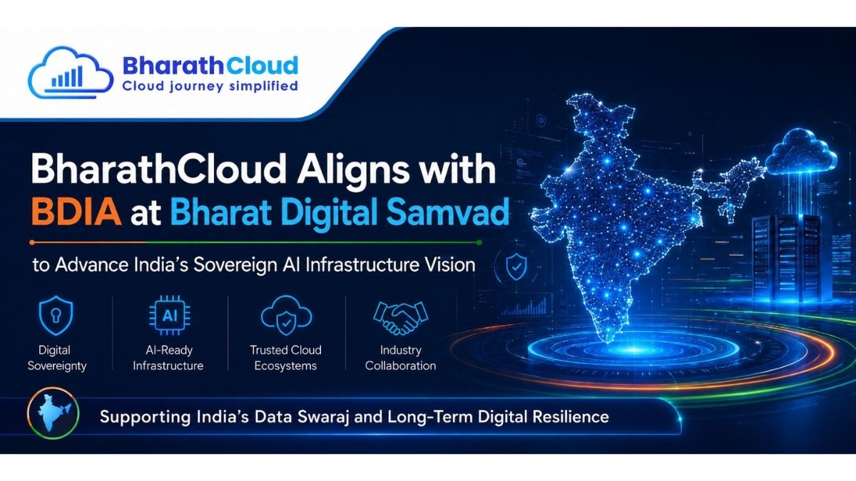 BharathCloud Aligns with BDIA at Bharat Digital Samvad to Advance India’s Sovereign AI Infrastructure Vision