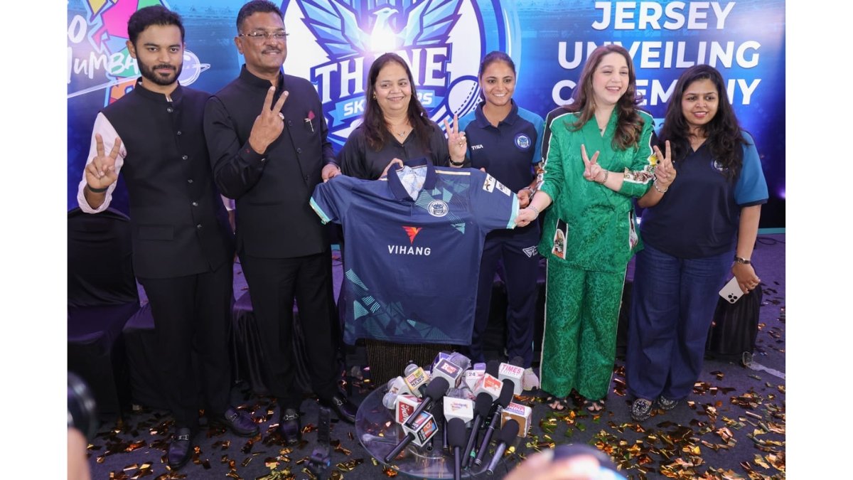 WT20 Women’s League: Thane Skyrisers Jersey Unveiled by Maharashtra Transport Minister Pratap Sarnaik