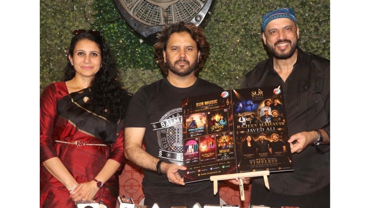 SUR Music Announces New 3-Song Collaboration Featuring Rajeev Mahavir and Javed Ali