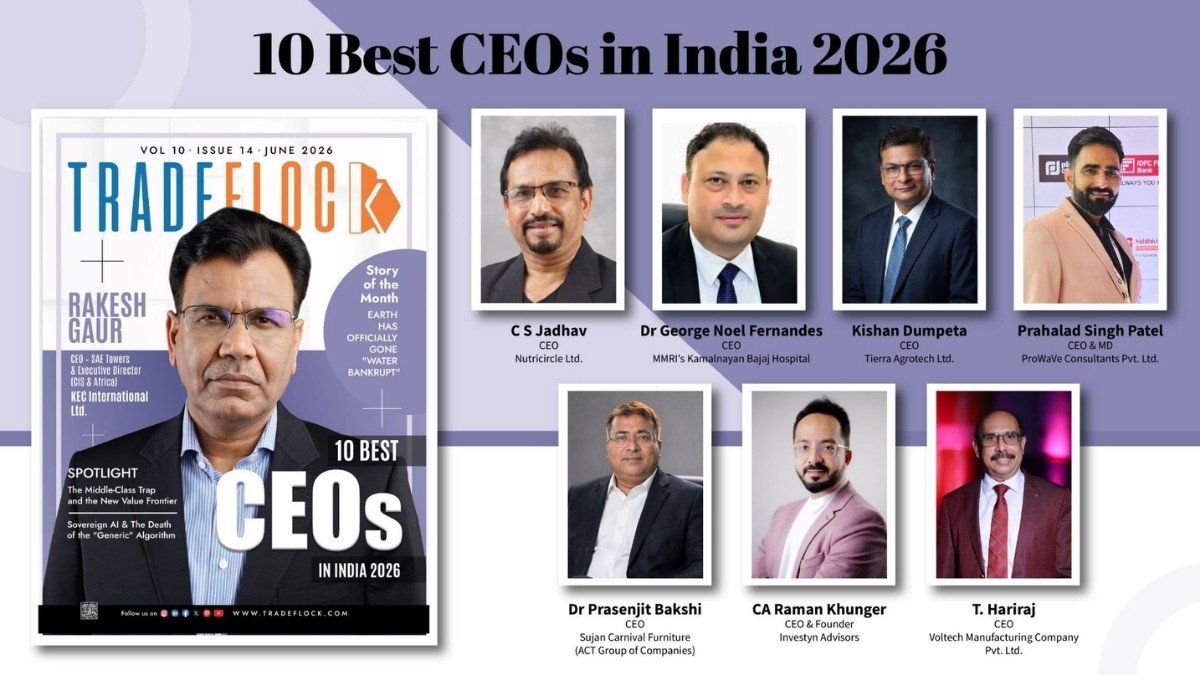 10 Best CEOs in India 2026 Officially Announced By TradeFlock Magazine