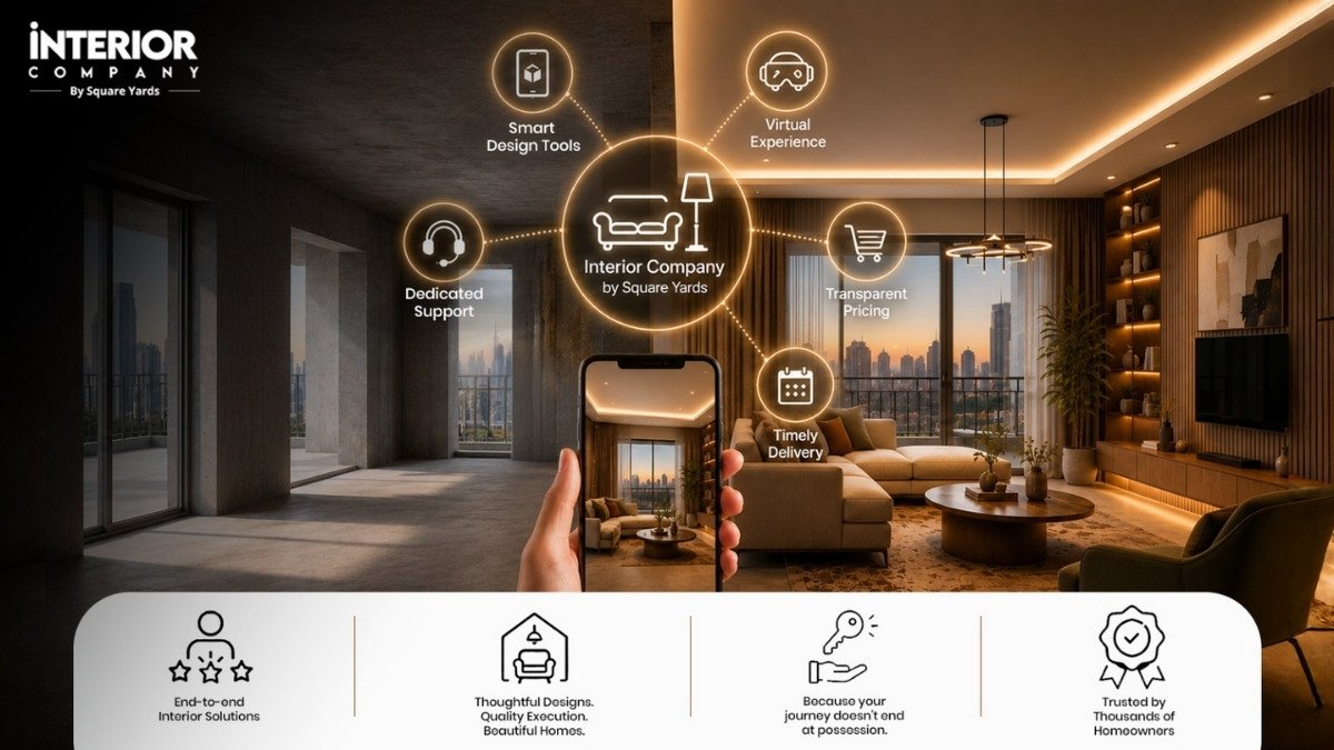 Interior Company by Square Yards Redefines the Post-Possession Journey with Tech-driven Interior Solutions