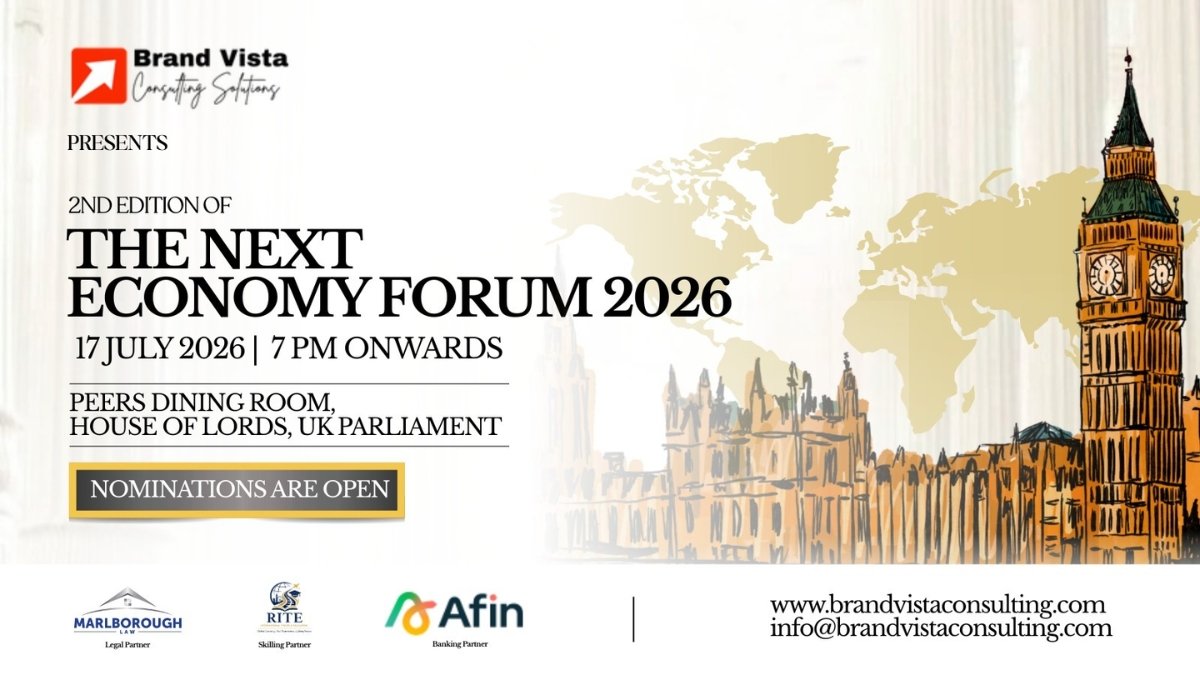 The Next Economy Forum 2026 Set to Convene at the UK Parliament’s House of Lords