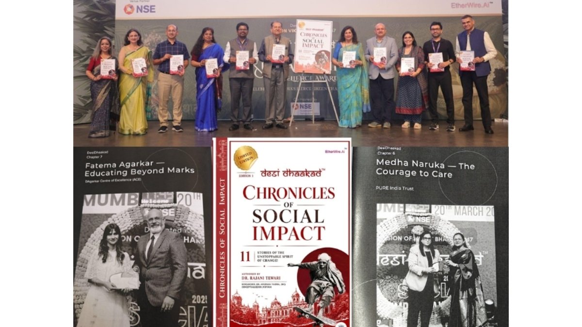 DesiDhaakad™ Unveils ‘Chronicles of Social Impact’ at NSE, Honoring 11 Women Changemakers