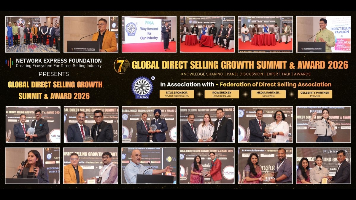 Network Express Foundation Hosts the 7th Global Direct Selling Growth Summit & Award 2026 in Mumbai; 43 Leaders and Companies Honored