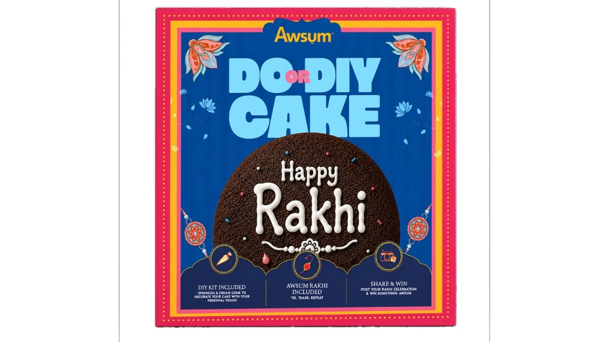 Awsum launches Rakhi Special DO or DIY Cake: Which you decorate, write on—and roast your sibling with