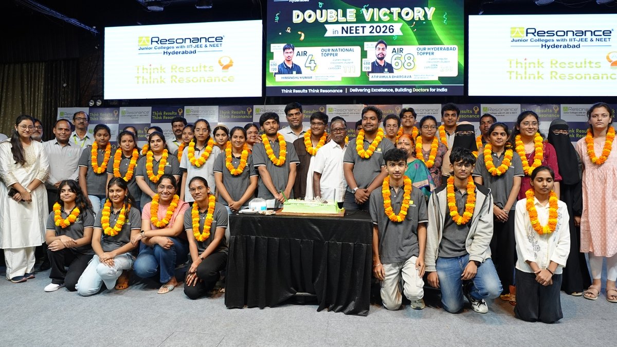 Resonance Hyderabad: A legacy of continuous achievers in NEET UG 2026