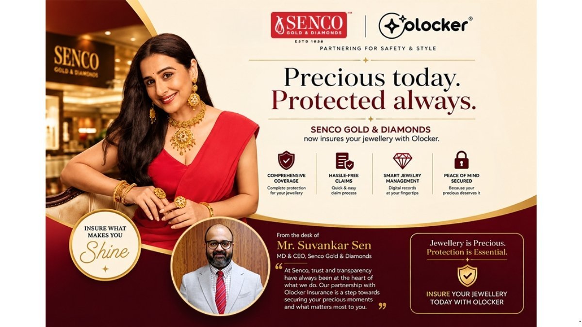 Senco Gold & Diamonds Partners With Olocker to Give Customers Free Jewellery Insurance, Letting Precious Memories Be Worn, Not Hidden Away