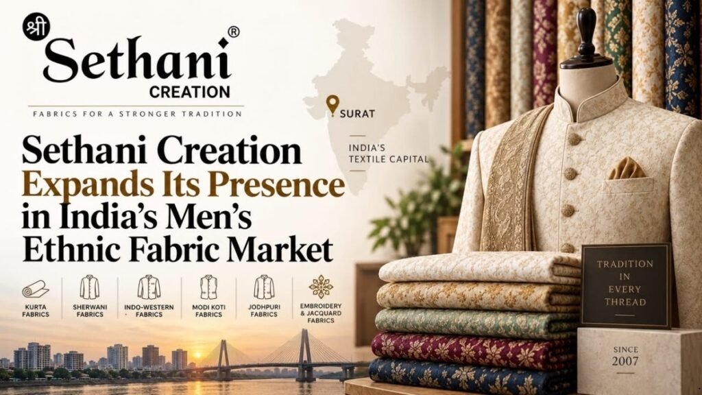 Sethani Creation Expands Its Presence in India’s Men’s Ethnic Fabric Market