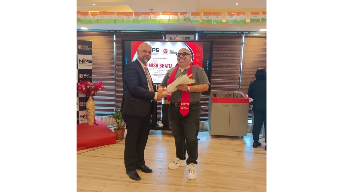‘Never Go for Shortcuts’: Chef Nimish Bhatia Inspires NIPS Students with Lessons from a Lifetime in Culinary Leadership
