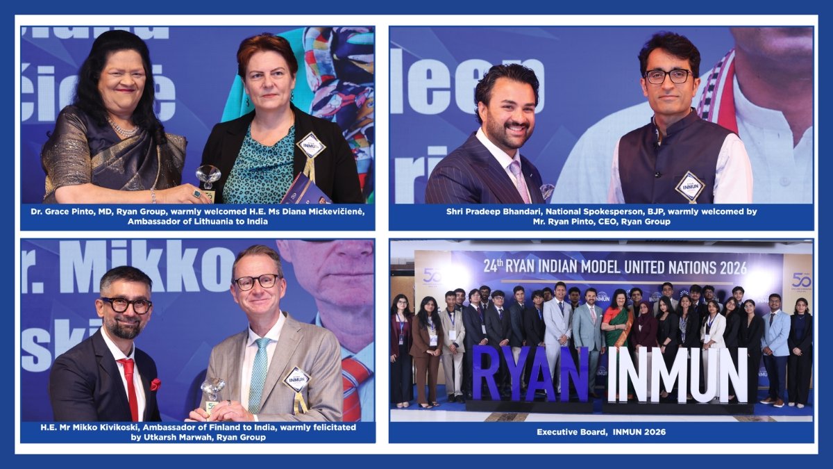 Ryan Group of Schools Hosts the 24th Indian Model United Nations in the Capital