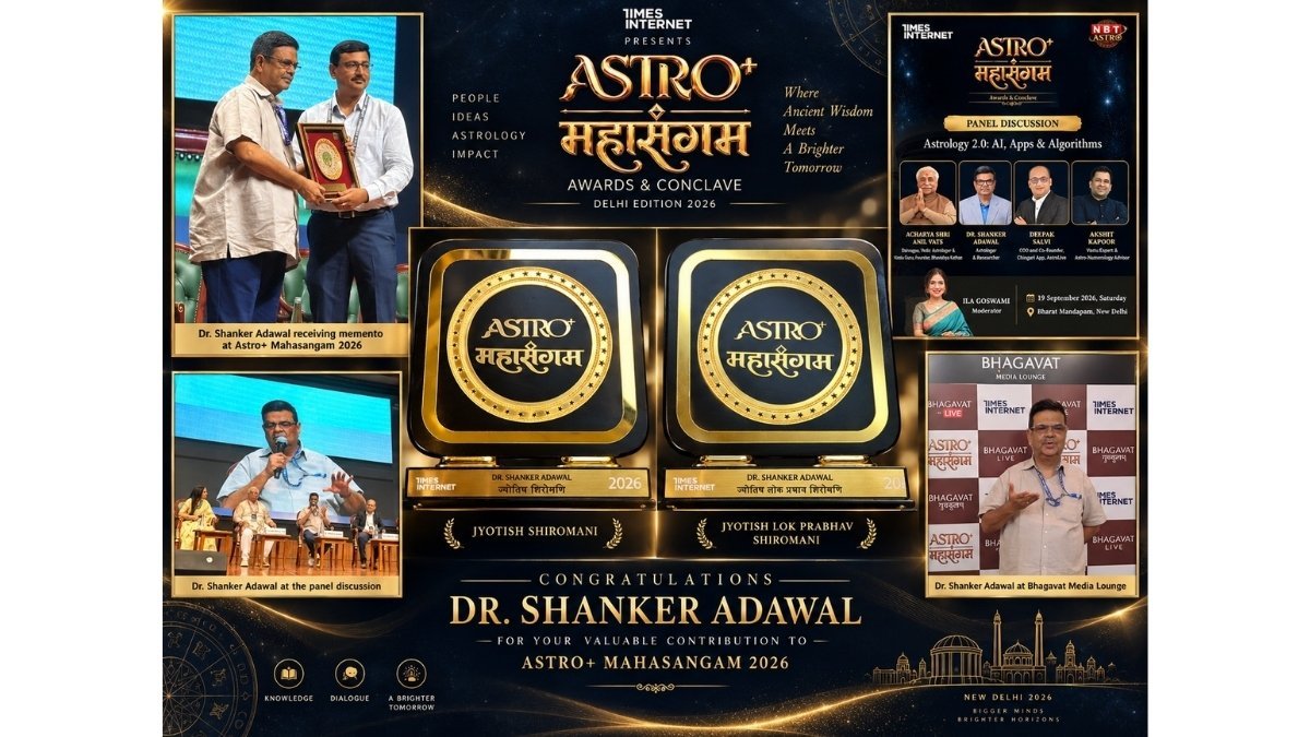 Dr. Shanker Adawal honoured at Astro+ Mahasangram 2026