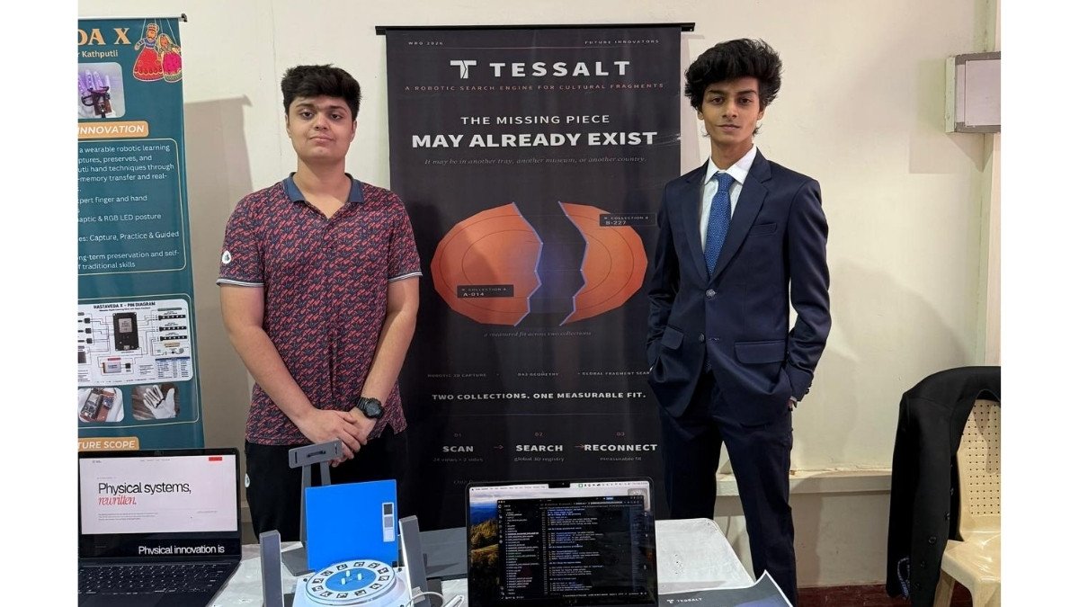 Shiv Mandlik’s Robot Reunites India’s Broken Heritage, and Wins Bronze at WRO India