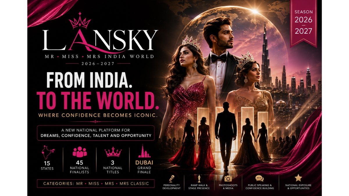 Historic International Runway Call: Lansky Mr Miss Mrs India World 2026–2027 Set to Disrupt Indian Pageantry Under Visionary CEO Yugank Sinhmar