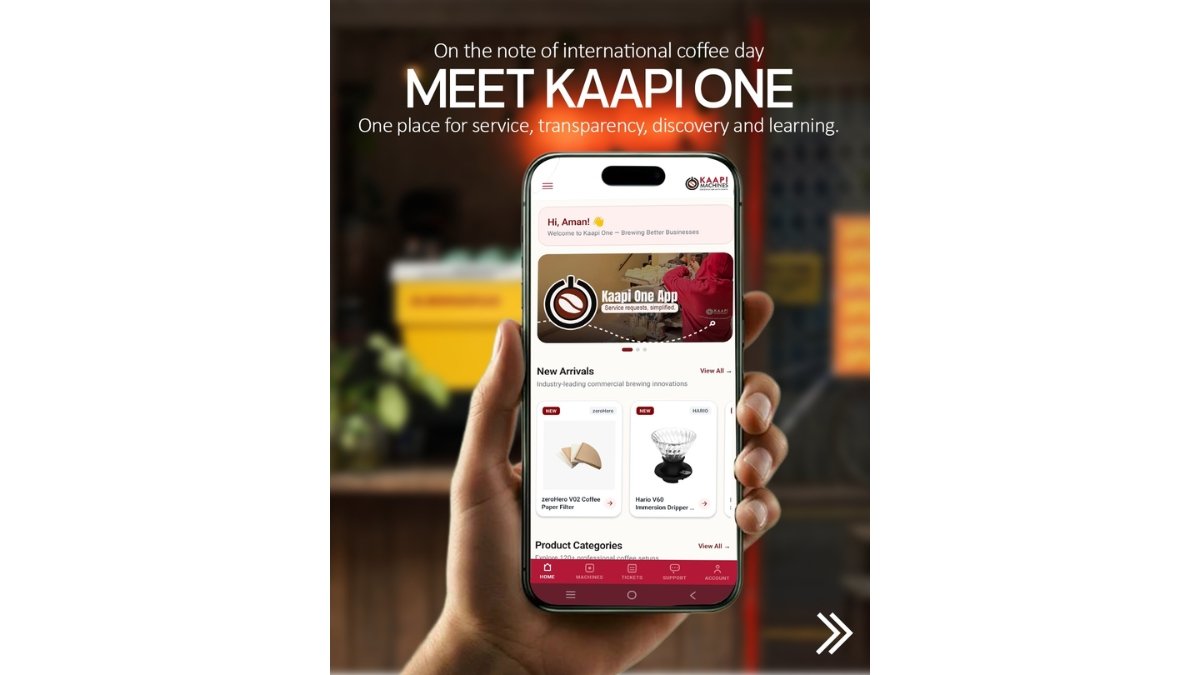 Kaapi Machines Launches Kaapi One to Simplify the Coffee Equipment Journey