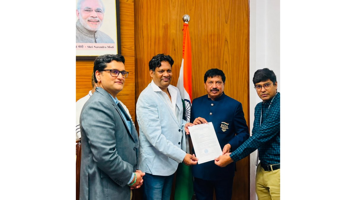 Dr. Eluri Sreedhar Nominated as Chairman of Para Sports Association of Gujarat in the Presence of Shri Satyanarayan (Chairperson, PCI) & Shri Rahul Swami (CEO, PCI)