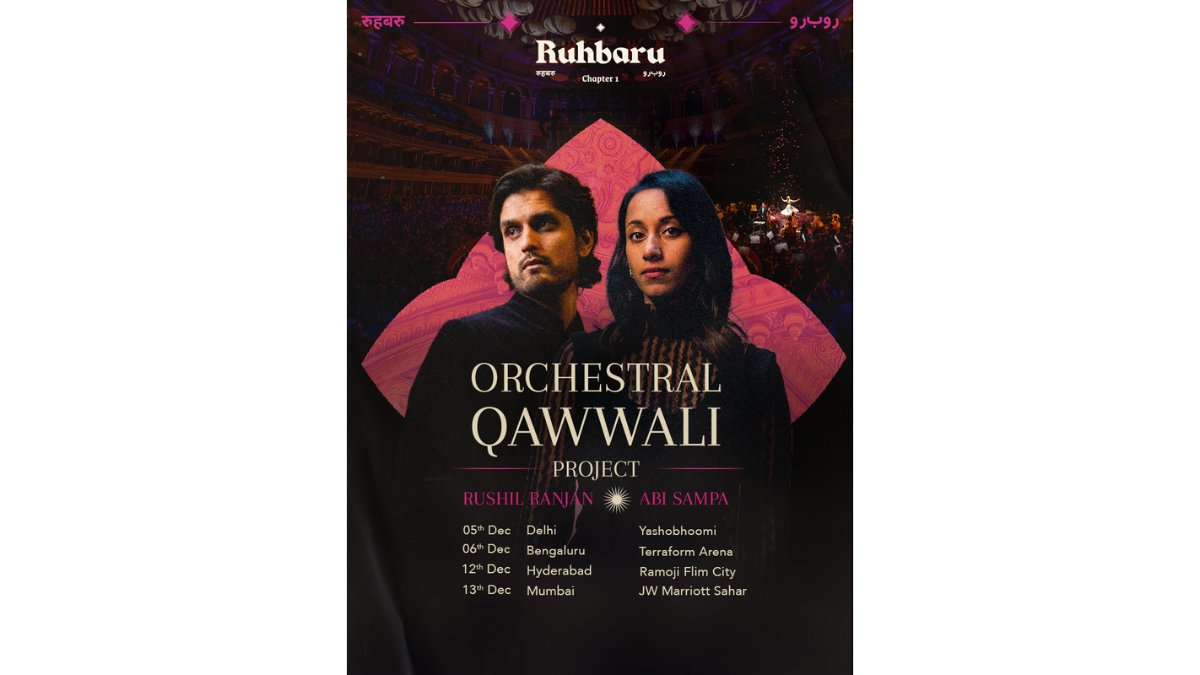 RUHBARU Debuts with The Orchestral Qawwali Project, Bringing Its Globally Acclaimed Musical Experience to India This December