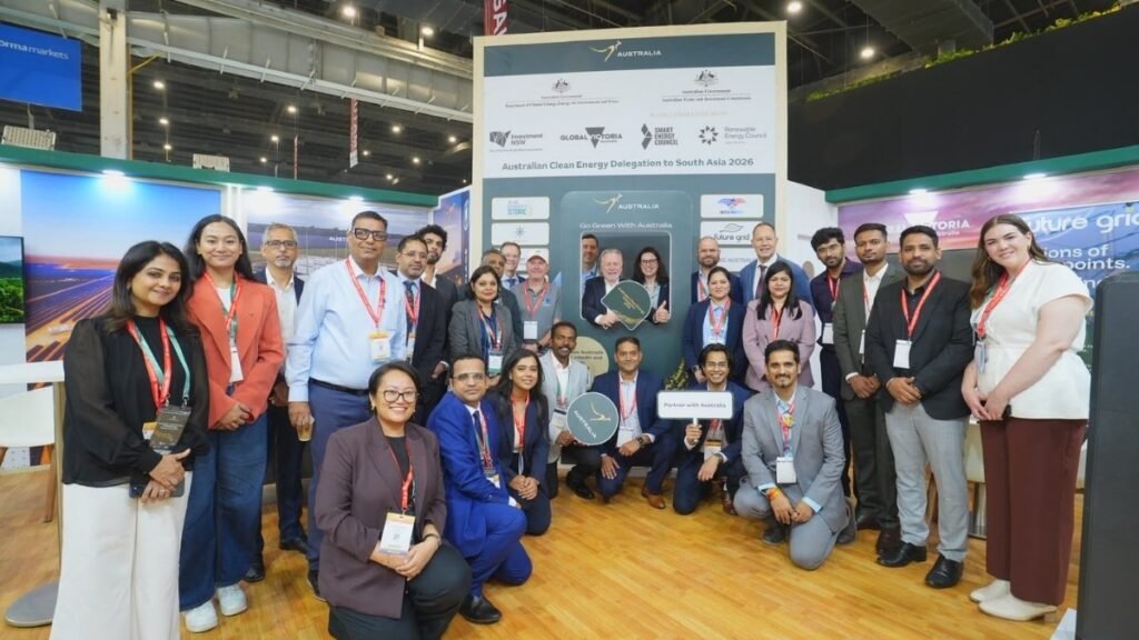 Australian clean energy delegation explores commercial partnerships with India at REI Expo 2026